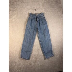 LEVI'S Women's 1980's High Rise Balloon Jeans 23 Medium Wash Barrel Leg